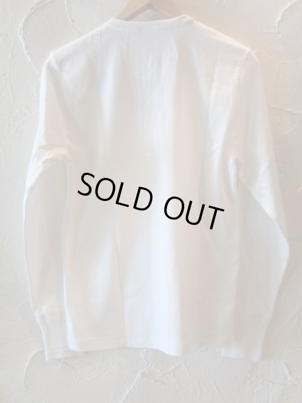 画像2: GLAD HAND(グラッドハンド)/STANDARD HENRY POCKET L/S T WHITE