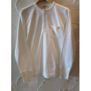 画像: GLAD HAND(グラッドハンド)/STANDARD HENRY POCKET L/S T WHITE