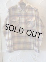画像: BELAFONTE/SNAP CHECK FRANNEL SHIRTS  BEIGE