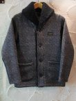 画像1: COREFIGHTER/TWEED BOA SHAWLL COLLAR CARD BLACK