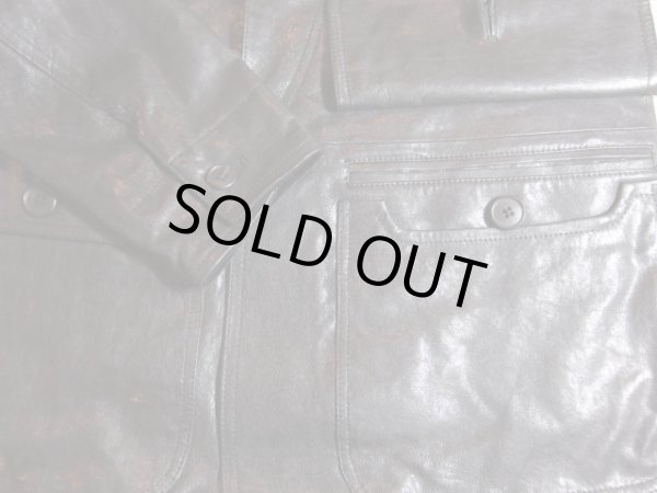 画像4: BELAFONTE/GOAT LEATHER HUNTING JK  BLACK