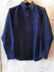 画像1: VINTAGE EL/SOLID NELL WORK SHIRT  NAVY