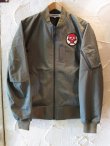 画像1: INTERFACE/RED SKULL COTTON MA-1 JKT  OLIVE