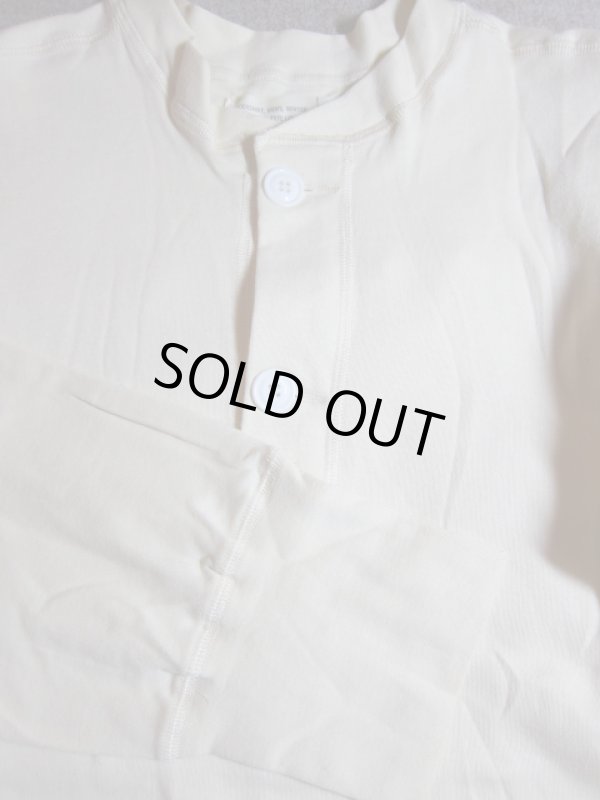 画像3: SURPLUS/US TYPE HENLEY NECK L/S T  NATURAL