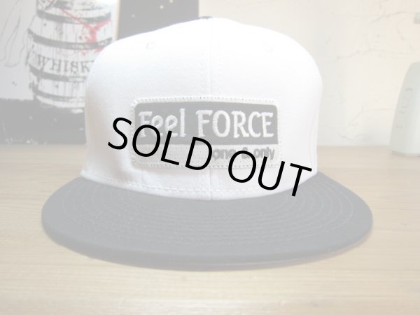 画像1: Feel FORCE/ONE&ONLY SNAPBACK  WHITExBLACK