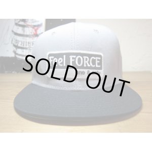 画像: Feel FORCE/ONE&ONLY SNAPBACK  GRAYxBLACK