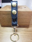 画像1: AKER/LEATHER SNAP KEY HOLDER BRASS