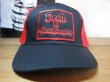 画像1: COREFIGHTER/DEATH BY HB PATCH MESH CAP  BLKxRED