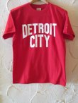 画像1: ☆SALE 50%OFF☆ AFI/DETROIT CITY PRINT T  RED