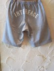 画像1: INTERFACE/LETTERED SWEAT SHORTS　GRAY