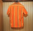 画像2: RATS/PANAMA STRIPE SHIRTS  ORANGE