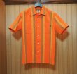 画像1: RATS/PANAMA STRIPE SHIRTS  ORANGE