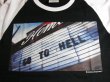 画像3:  INTERFACExFeelFORCE/GO TO HELL 3/4 RAGLAN T  BLACKxWHITE