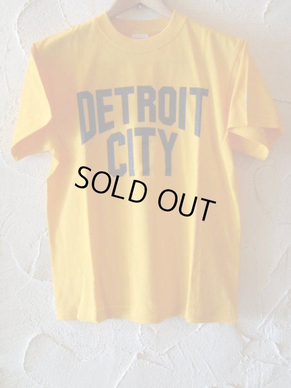 画像1: ☆SALE 50%OFF☆ AFI/DETROIT CITY PRINT T  GOLD