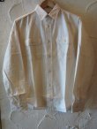 画像1: SUGAR CANE/WHITE CHAMBRAY L/S WORK SHIRTS WHITE(OFF)<br>SC25678A