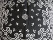 画像4: SPRINGS/80's DEAD STOCK BANDANA B  BLACK