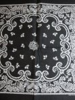 画像3: SPRINGS/80's DEAD STOCK BANDANA B  BLACK