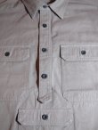 画像3: GROK LEATHER/HWB CAMPING SHIRTS  GRAY