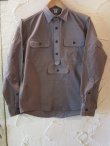 画像1: GROK LEATHER/HWB CAMPING SHIRTS  GRAY