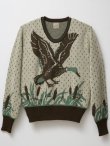 画像1: BELAFONTE/WILD DUCK SWEATER  BROWN