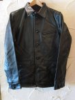 画像1: THE HIGHEST END/LEATHER CAR COAT  BLACK