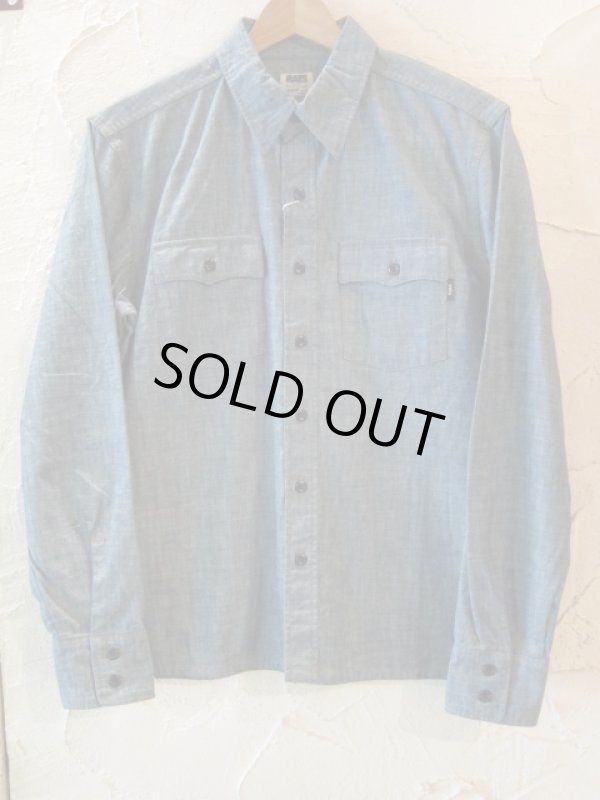 画像1: RATS/CHAMBRAY SHIRTS  BLUE