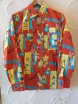 画像1: SUN SURF/ALOHA CLUB FLANNEL SHIRTS  RED