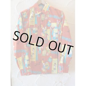 画像: SUN SURF/ALOHA CLUB FLANNEL SHIRTS  RED