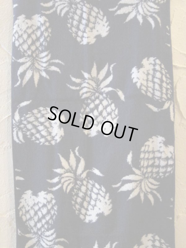 画像2: DUKE'S KAHANAMOKU/PINEAPLLE BEACH TOWEL M  NAVY