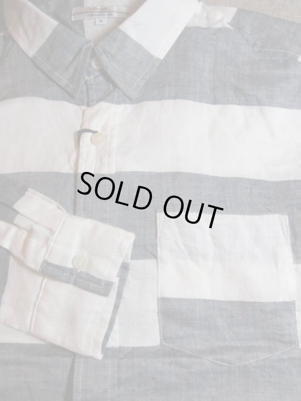 画像3: PAN HARD/RAMIE BORDER SHIRTS  NAVY