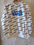 画像1: SUNNY C SIDER/VANS　SWEAT  WHITE