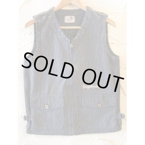 画像:  GANGSTERVILLE ギャングスタービル/OUT CAST MC VEST  STRIPE
