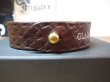 画像3: GLAD HAND(グラッドハンド)/GH DOG BRACELET  BROWN EMBOSS