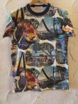 画像1: SUN SURF/COLOR PICTURE PRINT S/S T  BLUE