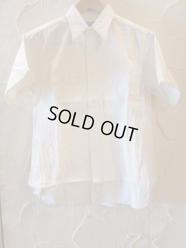 画像1: BUZZ RICKSON'S/CHAMBRAY S/S WORK SHIRTS  OFF