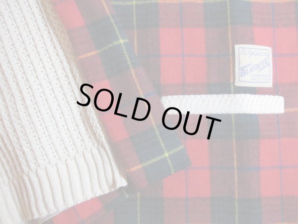 画像4: BELAFONTE/RAGTIME RIBBED KNIT PULL VEST  RED