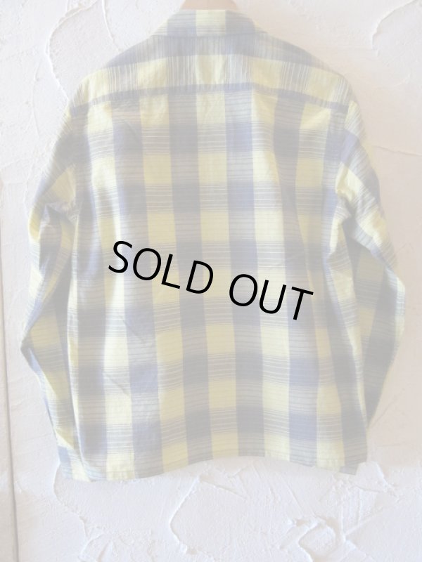 画像2: RATS/YELLOW CHECK L/S SHIRTS  YELLOW