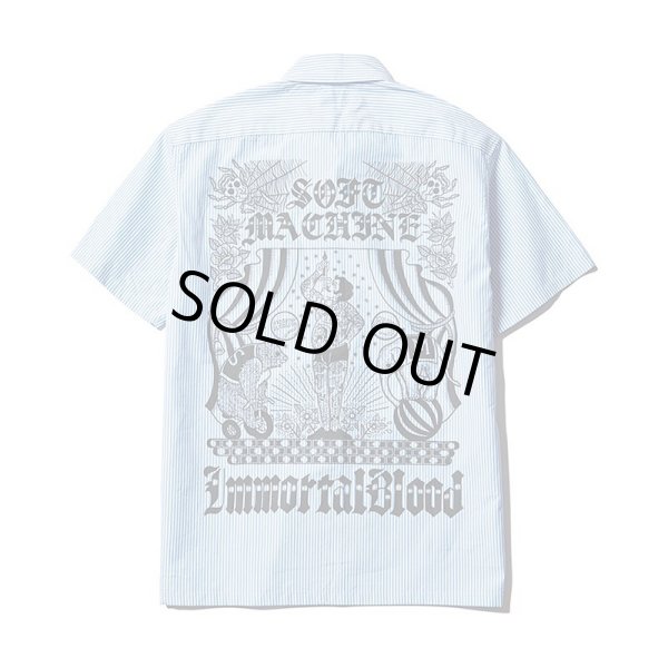 画像1: SOFTMACHINE/SIDE SHOW SHIRTS  BLUE