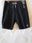 画像1: RATS/VOLCOM SURF SHORTS  BLACK