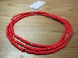 画像2: HAWK COMPANY/BEADS BRACELET TRIPLE  RED