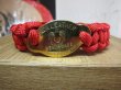 画像1: GROK LEATHER/CORD BRACE RED