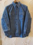 画像1: SUGAR CANE/JEAN COAD SHIRTS  NAVY