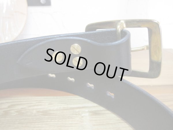 画像6: GROK LEATHER/PLANE BELT 38mm  BLACK