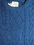 画像3: CORISCO/INDIGO CREW KNIT  INDIGO WASH