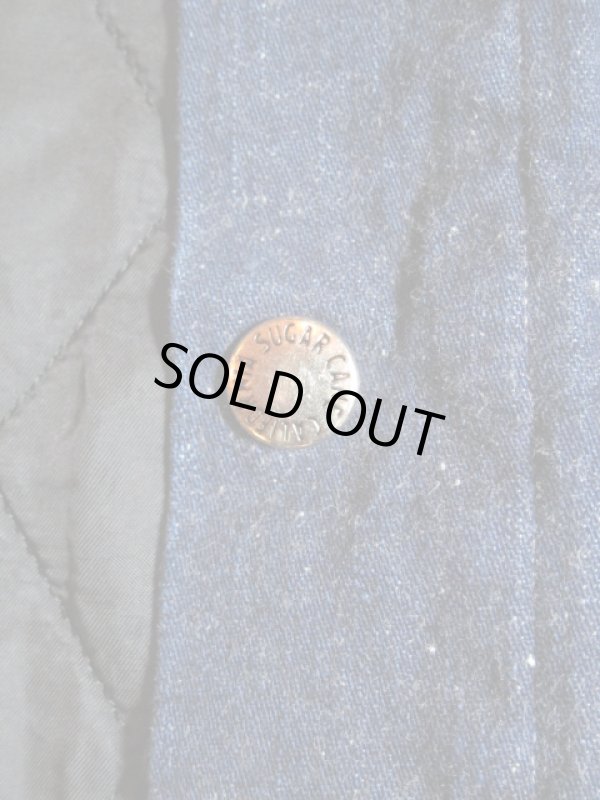 画像6: SUGAR CANE Light/11oz NEP DENIM COACH JKT WITH PADDING  NAVY