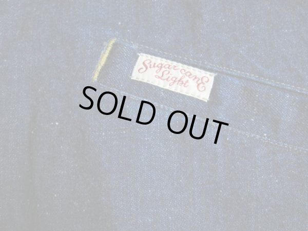 画像5: SUGAR CANE Light/11oz NEP DENIM COACH JKT WITH PADDING  NAVY