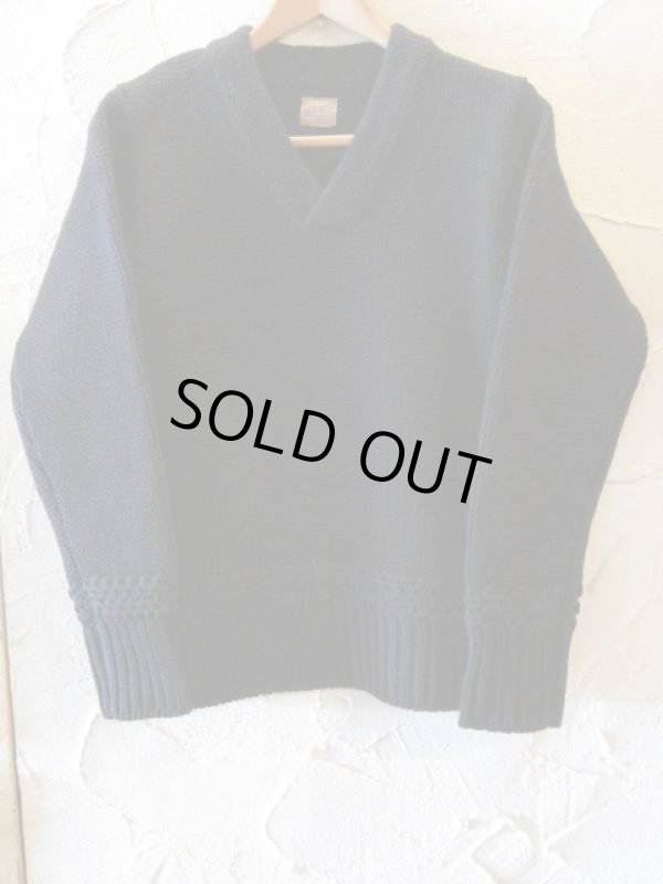 画像2: BELAFONTE/RAGTIME V NECK SWEATER  DK.NAVY