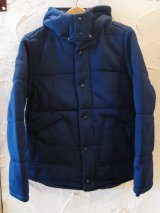 画像: (SALE 40%OFF) PAN HARD/PRINT FLEECE PADDING JKT  NAVY