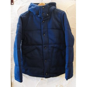 画像: (SALE 40%OFF) PAN HARD/PRINT FLEECE PADDING JKT  NAVY