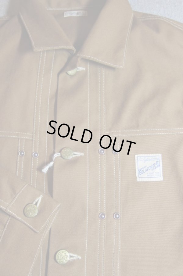 画像5: BELAFONTE/RAGTIME CANVAS JACKET  BROWN